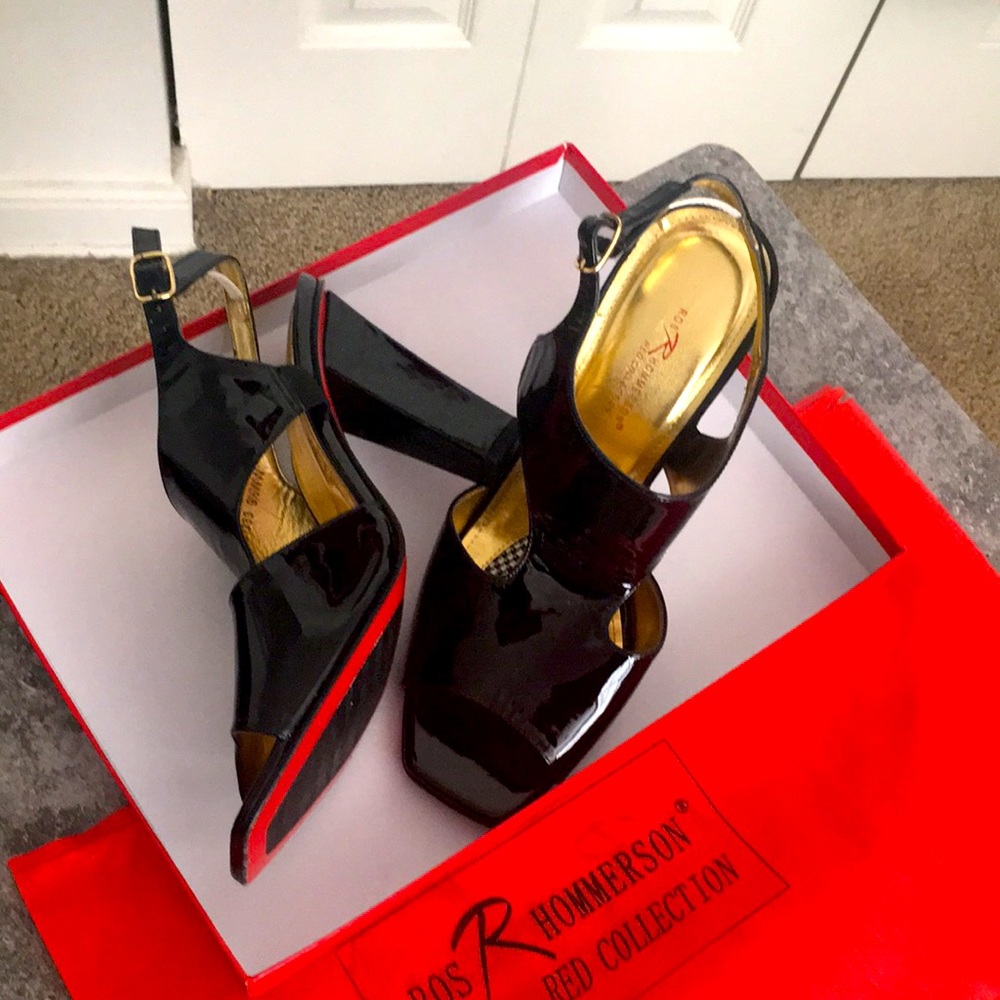 Ros Hommerson, Black Base w/ Red Bottoms